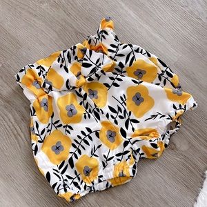 9m Floral Paperbag Shorts